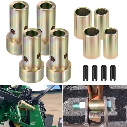 Bonbo TK95029 Cat 1 Quick Hitch Adapter Bushing Kit Fits for Category 1, 3-Point Hitch Tractors (2 Sets) - size: 2 Set