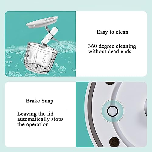 1.5 CUP Garlic Chopper,Electric Mini Food Processor,Portable Veggie Chopper - size: 1.5 CUPS