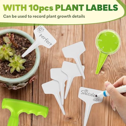 Seed Planter Tool, Seed Dibber, Seed Dispenser, Light Green, 12 Pcs - color: Light Green, 12 Pcs