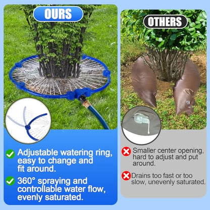 Apipi 20.5" 360° Ring Tree Water Sprinkler for Even Root Irrigation