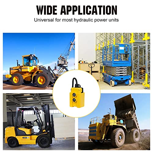 ECO-WORTHY 4 Wire Dump Trailer Remote Control Switch for Hydraulic Pump 12V DC for Lift Winch Dump Bed