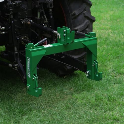 MechMaxx 3 Point Quick Hitch Cat 1 for Tractors, Green, QH1G