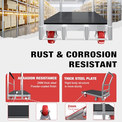 2IN1 Heavy Duty Panel Truck, 42" x 24" Platform Cart