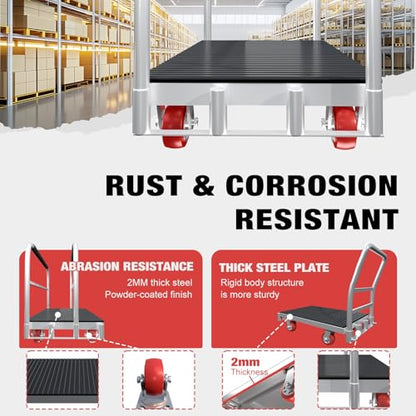 2IN1 Heavy Duty Panel Truck, 42" x 24" Platform Cart