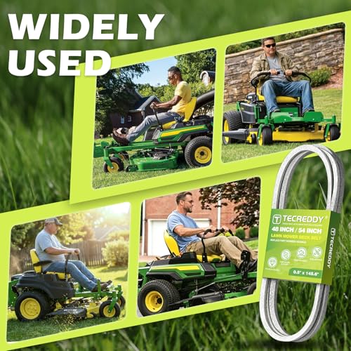 GX26422 Mower Deck Belt for John Deere Z325E Z330R Z355R Z375R Z330M Z355E Z365R ZTrak Zero Turn Lawn Mower - Aramid Cord, 0.51" x 145.65" - size: 145.65"L x 0.51"W