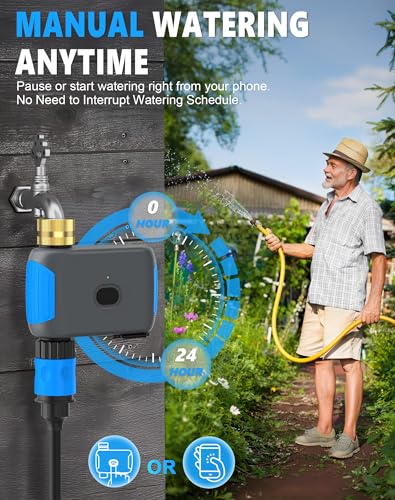 WiFi Sprinkler Timer, Smart Bluetooth Hose Timers - size: 1 Outlet