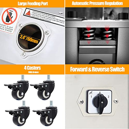 Electric Sugar Cane Press Juicer Machine, Cleaning Port
