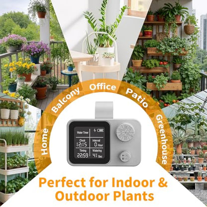 Automatic Plant Waterer for Indoor Plants Drip Irrigation Kit for 15 Plants
