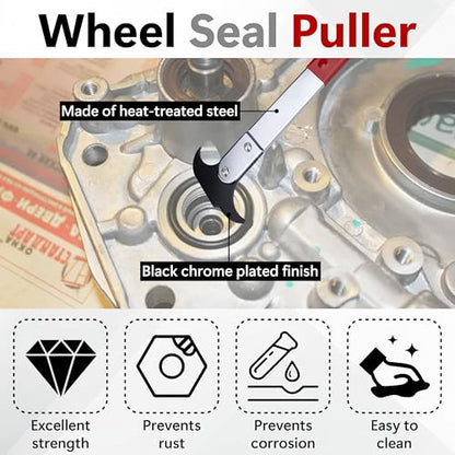 ecocstm Seal Puller Tool, Oil Seal Removal Tool with Dual Hook
