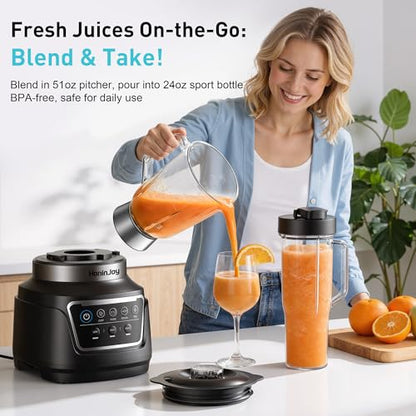 All-in-One Blender Food Processor, 10-in-1 Blenders for Kitchen