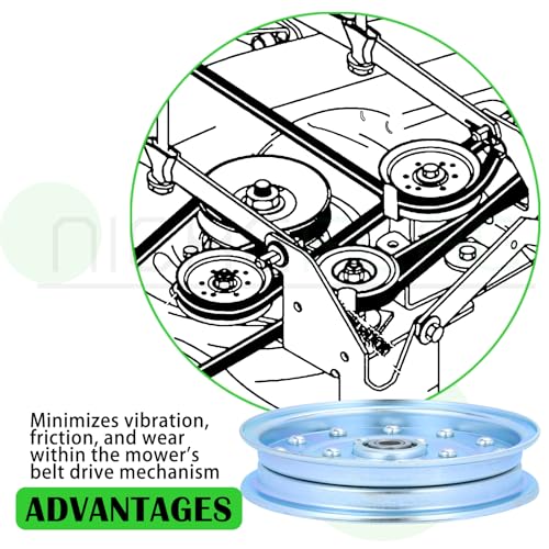 2 Pack 5021976 Pulley for Ferris 61, Simplicity Citation 52 Decks - color: A23 2xSimplicity Snapper 5021976