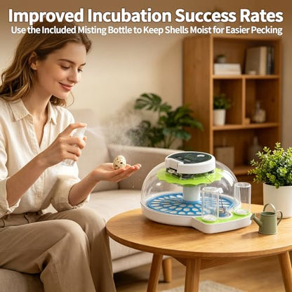60 Quail Egg Incubator for Hatching with Auto Turning & Humidity Control - size: 66 Units