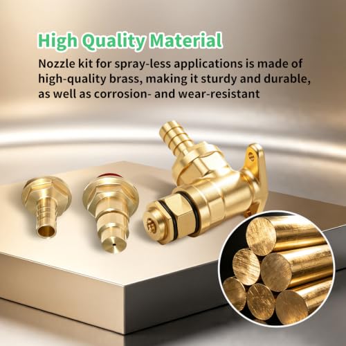 Upgrade Boomless Sprayer Nozzle ATV Compatible with Lawn, Farm and Garden
