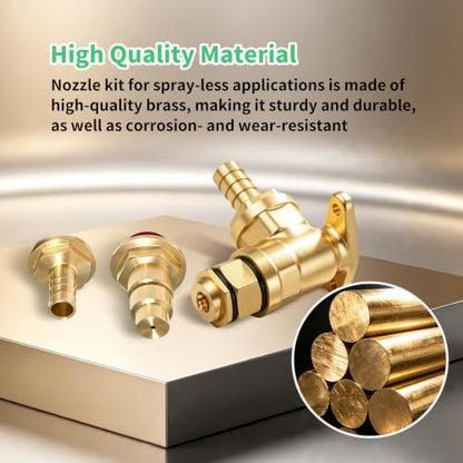 Upgrade Boomless Sprayer Nozzle ATV Compatible with Lawn, Farm and Garden