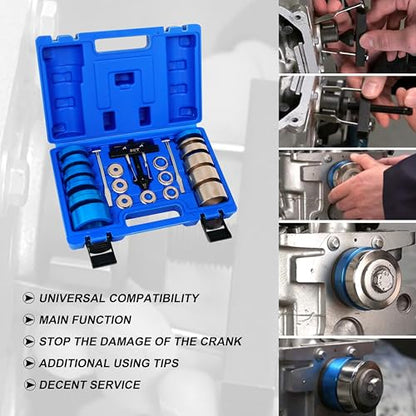 SGT 22pcs Crank Bearing Camshaft Seal Installer and Remover Set - color: Blue