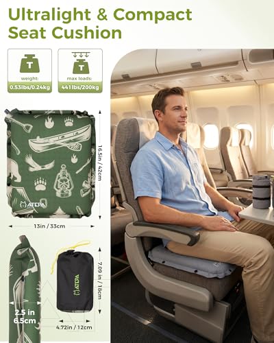 ATEPA Inflatable Seat Cushion - color: XL - 1 Pack Forestcamp