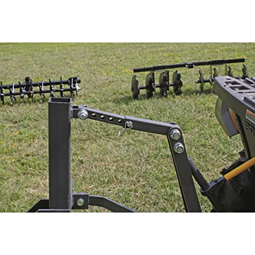 Guide Gear ATV UTV Attachment, Implement Lift System for use with Landscape Rake, Disc Plow, Tine Plow, 60” Blade with Box Ends