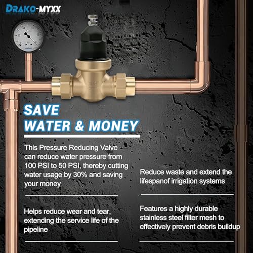 3/4" NR3XL Pressure Reducing Valve With Double Union FNPT Connection - size: 0.75 Inch