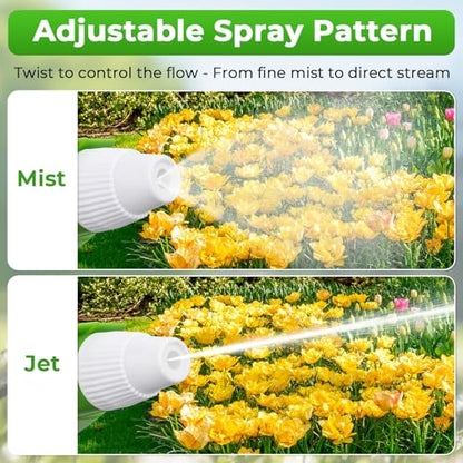 1 Pack Battery Powered Weed Sprayer Wand, 38mm Cap for 1 Gallon Jugs