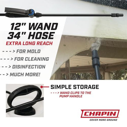 CHAPIN 20074 1-Gallon Bleach Pump Sprayer for Cleaning & Disinfecting - size: 1 Gallon, Deluxe