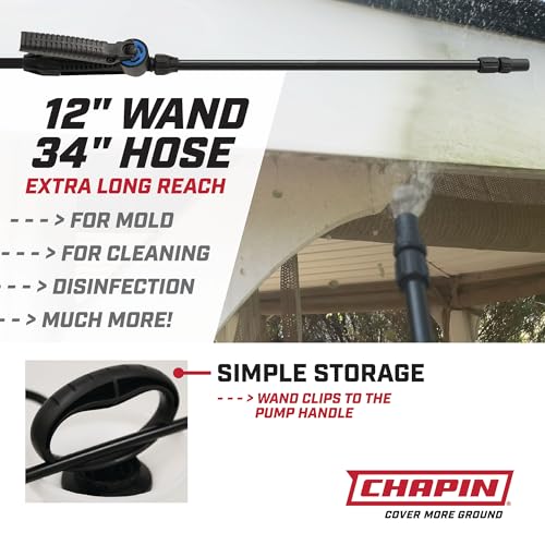 CHAPIN 22274 1-Gallon Bleach Sprayer, Resistant Seals, 2 Pack - size: 1 Gallon Deluxe, 2Pk