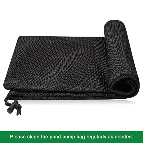 2 Pcs Pump Barrier Bag, Pond Pump Filter Bag, 12.2" x 15.9" - style: 2Pcs-12.2" x 15.9"