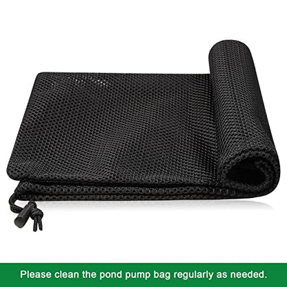 2 Pcs Pump Barrier Bag, Pond Pump Filter Bag, 12.2" x 15.9" - style: 2Pcs-12.2" x 15.9"