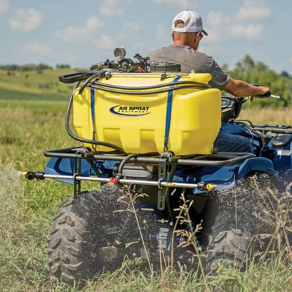 25 Gallon Boomless Spot Sprayer – 4.0 GPM Diaphragm Pump, Deluxe Handgun, 3-Nozzle Boom, 12V ATV Sprayer for Lawn, Garden, Fence Lines, Food Plots & Acreage - style: Boomless - 25 Gallon