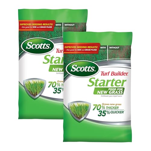 Scotts Turf Builder Starter Food for New Grass, 15 lbs. (2-Pack) - size: 5,000 sq. ft. (2-Pack), style: Standard