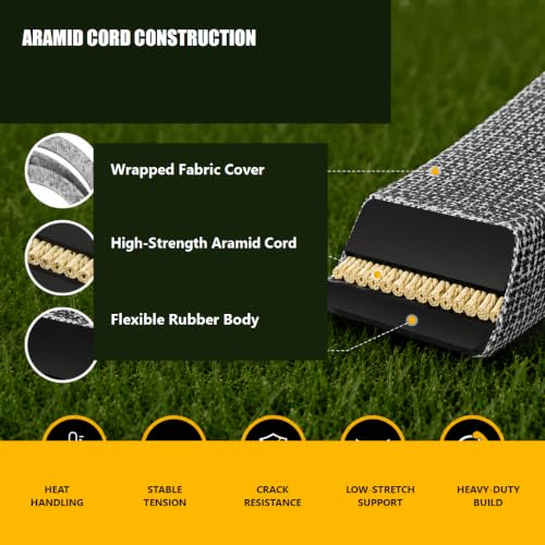 109-8073 Deck Belt Compatible with Select Exmark Lazer Z 60-Inch Mowers, Replaces 135-5774-SL, 135-5774, 116-1985 and 146-0183, 5/8 in x 198.75 in, Aramid Cord - size: 1098073(198.75"L x 0.63"W)