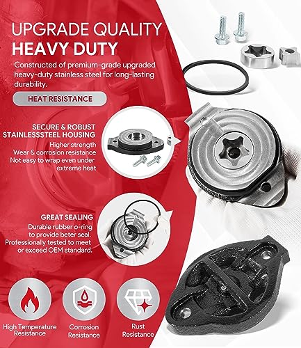 Upgrade Replacement for Hydro Gear 72274 Hydraulic Transmission Charge Pump Lawn Mower Kit for ZT2800 ZT3100 ZT3400 G700 Series, Fix Pump Oil Leakage, Also Replace 71411, HG71411,HG72274, PXHG72274