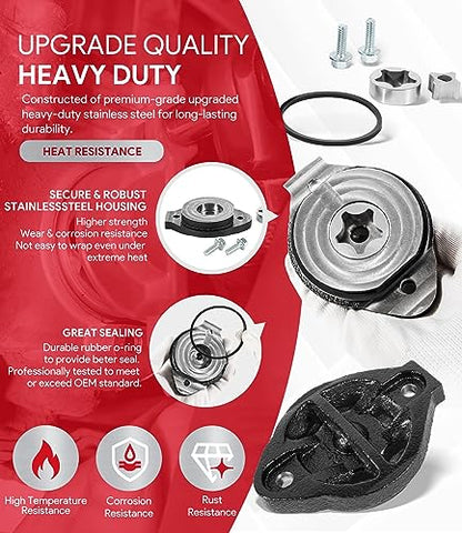 Upgrade Replacement for Hydro Gear 72274 Hydraulic Transmission Charge Pump Lawn Mower Kit for ZT2800 ZT3100 ZT3400 G700 Series, Fix Pump Oil Leakage, Also Replace 71411, HG71411,HG72274, PXHG72274