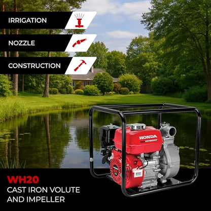 Honda WH20 2-Inch High Pressure Water Pump (WH20XTAF)