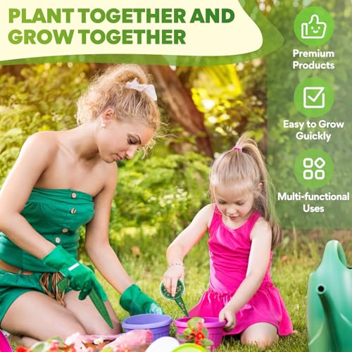 Seed Planter Tool, Seed Dibber, Seed Dispenser, Green, 4 Pcs - color: Green, 4 Pcs