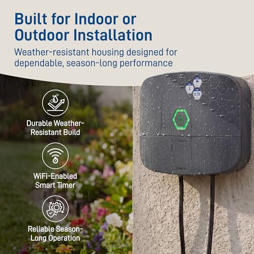 Orbit B-hyve XR Smart Sprinkler Timer - 8-Zone - WiFi-Enabled Indoor/Outdoor Irrigation Controller - App Control - Weatherproof Watering System - Multi Zone - Custom Programs - 57985 - size: 8-Zone