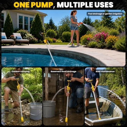 Cordless Stick Water Transfer Pump for Dewalt 20V Batteries (Tool Only)