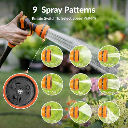 Giraffe Tools Garden Hose 25FT Lightweight Lay Flat Water Hose - size: 25FT