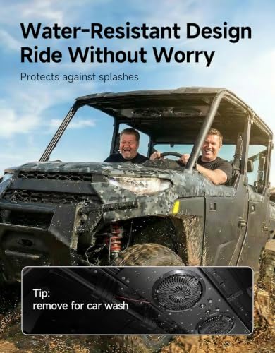 KEMIMOTO UTV Fan Compatible with Polaris Ranger, RZR XP 1000 2024+,Defender