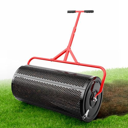 Compost Peat Moss Spreader for Lawn, 30 Inch Compost Roller Spreader - size: 30 INCH