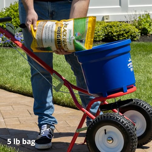 Jonathan Green Deluxe Rotary Broadcast Spreader - Covers Up to 15,000 Sq Ft - size: Deluxe