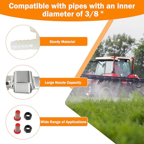 Spray Boom Repair Kit Include 3/8" Polypropylene Elbow Nozzle Body