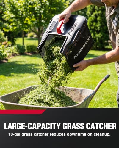 Small Corded Lawn Mower, 14 Inch, Reliable 12.5-Amp Motor, Lightweight