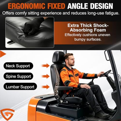 Universal Tractor Seat, Forklift Seat with Safety Belt