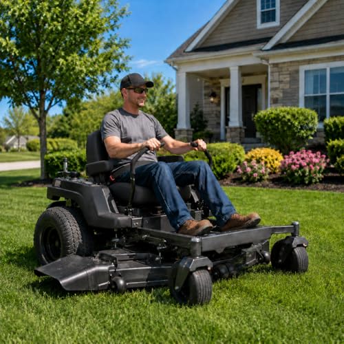 Universal Tractor Seat with Storage Bag, Lawn Mower & Forklift Seat