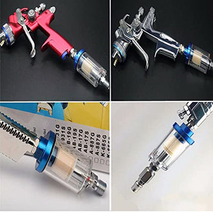 1/4" Air Compressor Oil Water Separator for Spray Gun