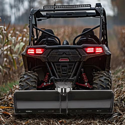 Scrape Blade Implement 3-Point 48" 2 Inch Receiver for ATV UTV