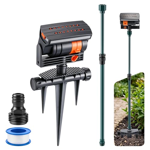 Oscillating Sprinkler with Aluminum Riser(Spike) - style: Spike