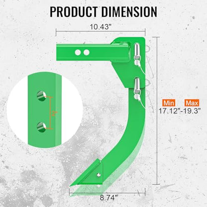 Hitch Mounted Ripper for 2" Receivers 3 Point Trencher for CAT 0&1 Tractors