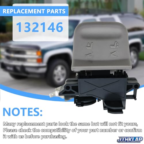 132146 Seat Control Switch Compatible with Grammer MSG95 MSG97 Air Suspension Seats for Tractors, Harvesters, and Construction Machinery