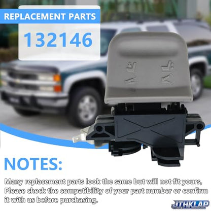 132146 Seat Control Switch Compatible with Grammer MSG95 MSG97 Air Suspension Seats for Tractors, Harvesters, and Construction Machinery